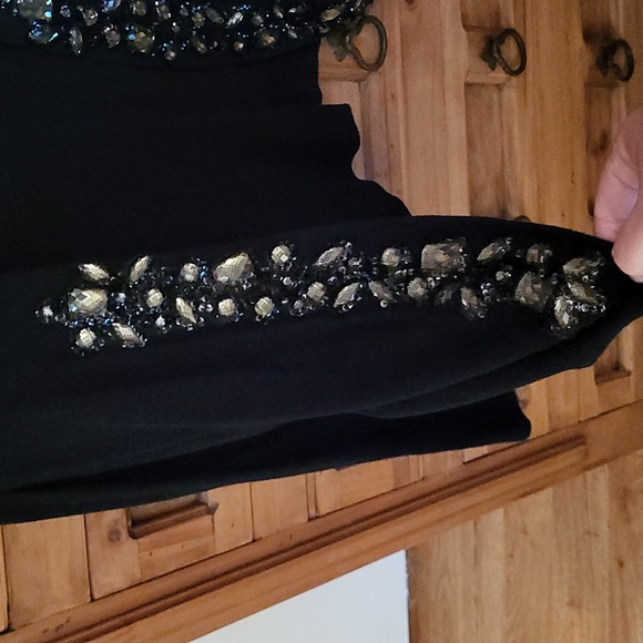 Lane Bryant Black Shrug with Gem Detailing - Picture 4 of 6